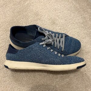 Cole Haan Men's Textured Blue and Gray Sneakers
